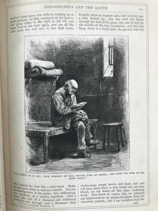 约19世纪后期 福斯特《狄更斯传》 狄更斯《非商业旅人/圣诞之书》 94幅插图 真皮精装16开 商品图11