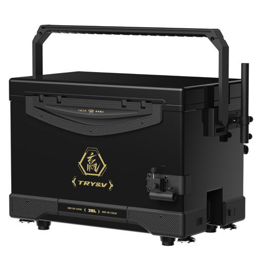 创威王者之战钓箱28L多功能可坐便携加厚超轻超硬竞技钓鱼箱装备 商品图4