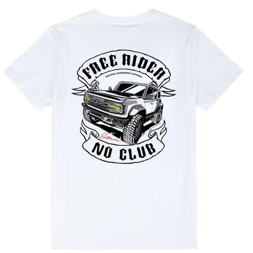 自由基地2024夏季新品原创设计硬派福特越野车印花图案短袖T恤衫 NMT-2126 商品图3