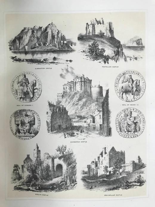 约19世纪后期 休谟与斯摩莱特《英国史》（卷2） 漆布精装16开 商品图11