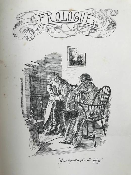 1893年 奥斯丁·多布森《瓷器箴言》 24幅插图 漆布精装大32开 商品图6