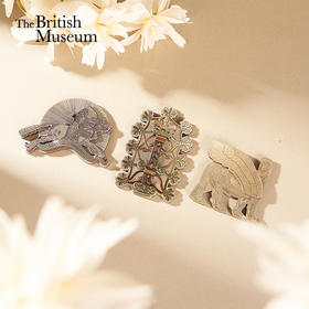 大英博物馆x苏州博物馆亚述系列亚述 巴尼拔 生命之树 人首翼牛图 银箔 冰箱贴