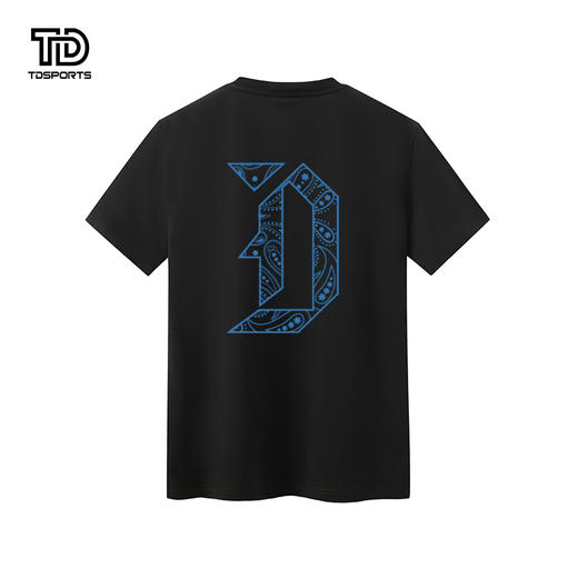 tdsports唐代运动国潮风潮牌字母印花2024年夏季新款上衣T恤短袖 商品图1