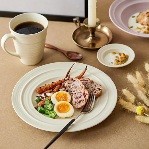 摩登主妇釉下彩碗碟套装家用2024新款陶瓷饭碗盘子菜盘高级感餐具 商品图3