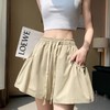 【花瓣运动短裤】女夏季薄款a字高腰宽松休闲设计感抽绳直筒阔腿热裤 商品缩略图3