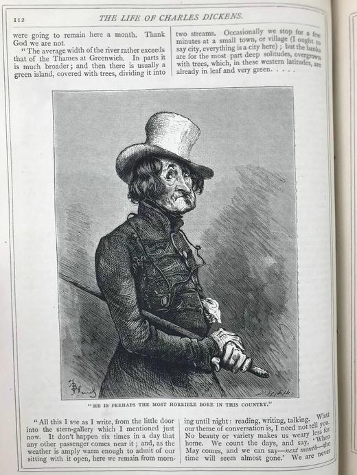 约19世纪后期 福斯特《狄更斯传》 狄更斯《非商业旅人/圣诞之书》 94幅插图 真皮精装16开 商品图10