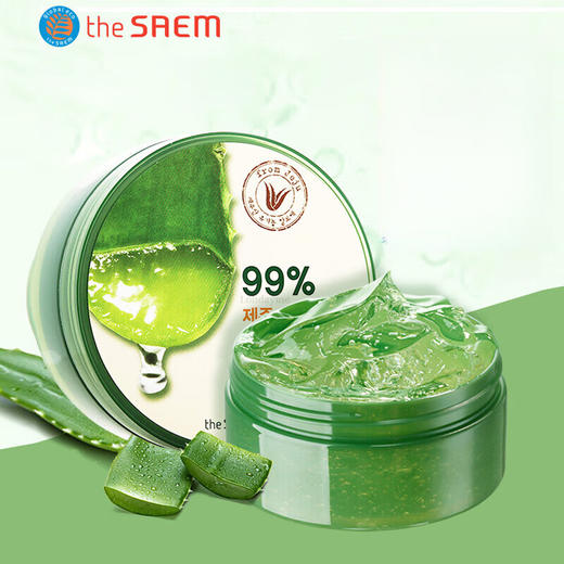 得鲜（the saem） 韩国得鲜芦荟胶300ml 护肤补水保湿 商品图0
