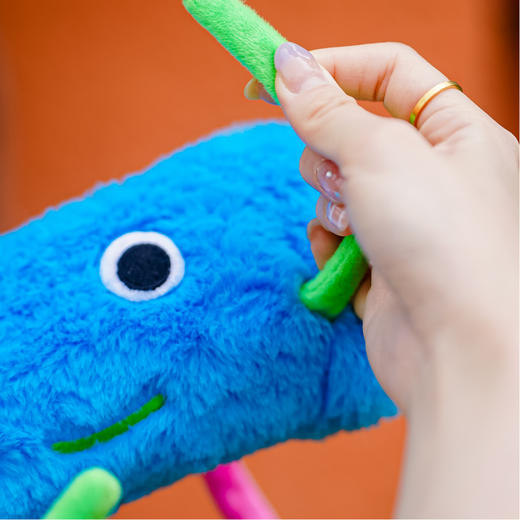 咔哒心系列毛绒笔袋 商品图3