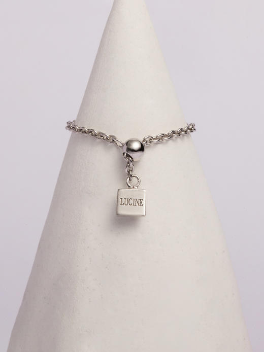 LUCINE 流光链戒18K黄金可调节钻石戒指520礼物宝藏女孩叠戴感 商品图3