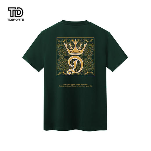 tdsports唐代运动国潮风潮牌图案印花2024年夏季新款上衣T恤短袖 商品图3