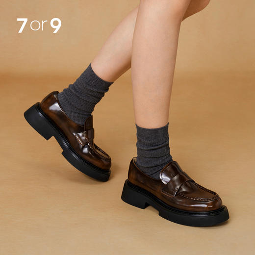 【促销款】7or9-小床垫平底鞋厚底乐福鞋摩卡挞（脚背较高建议拍大一码） 商品图4