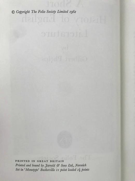 英国文学简史 39幅插图 精装18开带书匣 商品图3