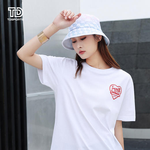 tdsports新款渐变色印花渔夫帽四季防晒遮阳帽子百搭休闲 商品图0