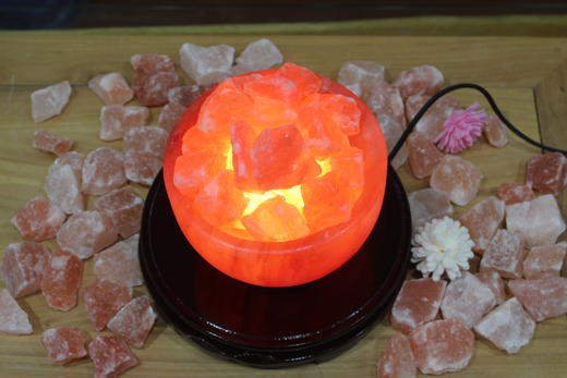 盐灯-满盆 扩香盐灯小夜灯 桌面摆件 好眠 商品图1