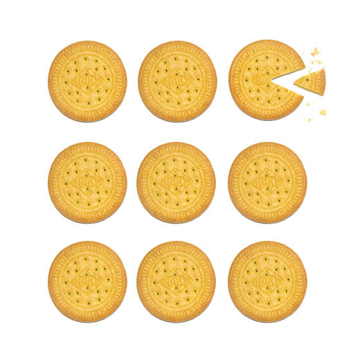 建莲 荷叶奶酥饼干 独立小包装 96g*5盒 荷叶为辅 小麦为主 商品图3