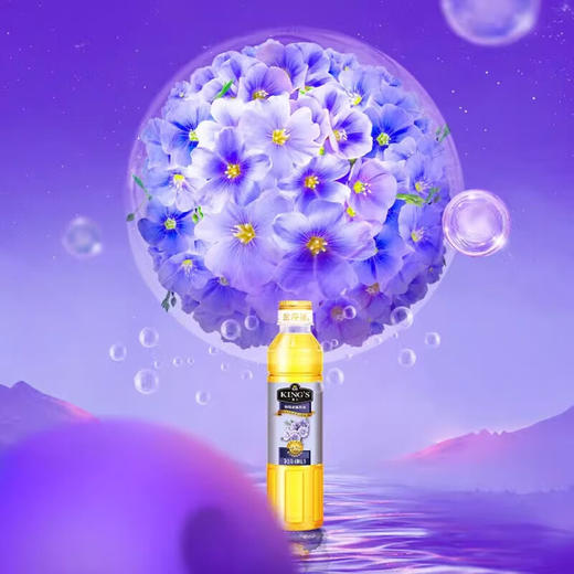 金龙鱼 KING'S亚麻籽油400ml原油头道初榨特级婴幼儿食用植物油 商品图4