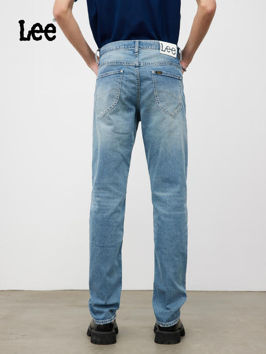 Lee商场同款24春夏新品726标准直脚精玉透凉浅蓝色男牛仔裤凉凉裤LMB241726P6600FA05194 商品图1