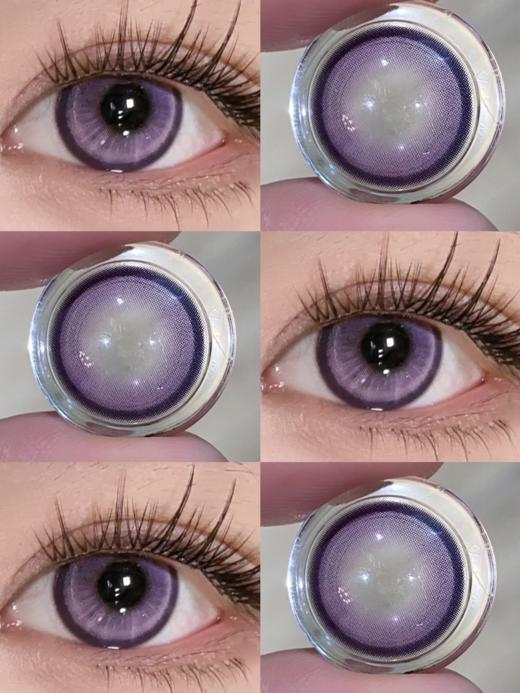 kaylens月抛 多洛塔紫/漫夜幻蓝/莱茵梦绿/甜橙柠棕 14.5mm  非离子 商品图1