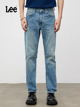 Lee商场同款24春夏新品726标准直脚精玉透凉浅蓝色男牛仔裤凉凉裤LMB241726P6600FA05194