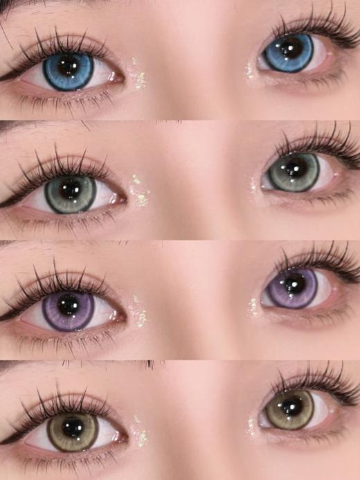 kaylens月抛 多洛塔紫/漫夜幻蓝/莱茵梦绿/甜橙柠棕 14.5mm  非离子 商品图0