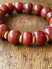 战国红双色玛瑙鼓珠手链，顺丰包邮 商品缩略图6