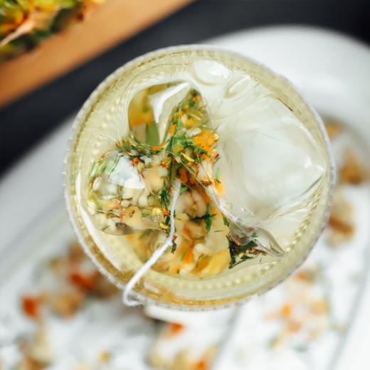 【夏日茶饮新宠！雪梨桂花凤梨茶】新鲜水果调制，雪梨/凤梨/金桔干/桂花，食材本味自然好营养，水果茶休闲下午茶花草茶L 商品图4