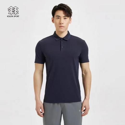 KL户外压胶无痕速干防晒短袖运动翻领POLO衫 商品图3