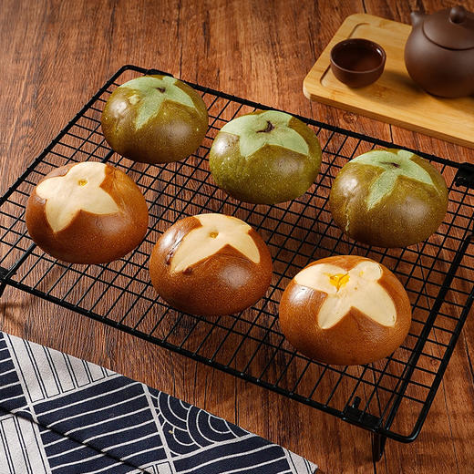 【健康状态“碱”回来！海盐芝士碱水面包】抹茶奶酪欧包碱水面包，馅料细腻浓稠入口即化，早餐代餐不单独添加蔗糖饱腹抹茶糕点零食Y 商品图3