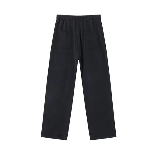 K47夏季时尚新款男士破洞休闲裤潮流美式直筒裤子复古街头休闲裤 商品图1