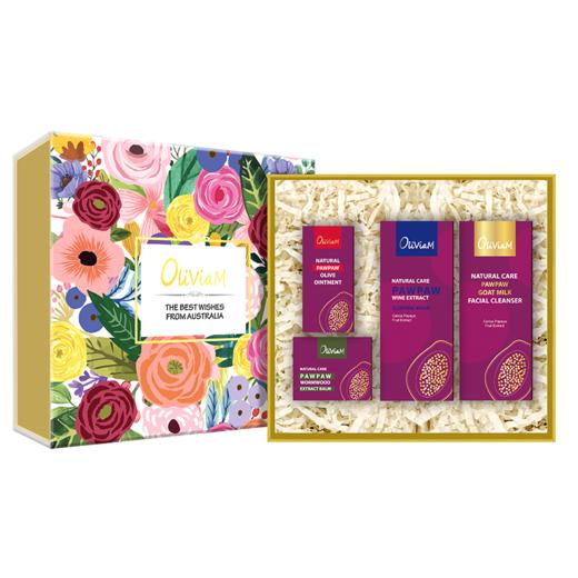 澳莉维亚红木瓜系列/花朵木瓜系列四件套礼盒 中欧 商品图0