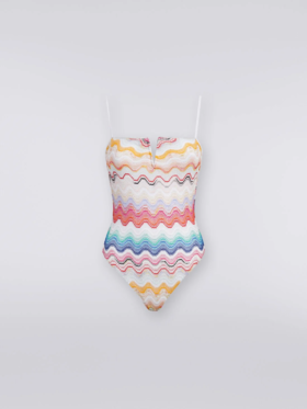 MISSONI - One Piece - Multicolor White Base - 女装 - 连体泳衣 - 白色