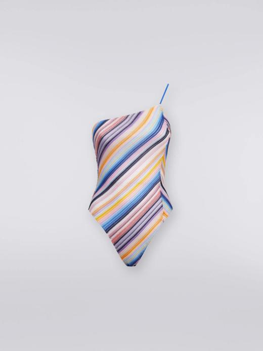 MISSONI - One Piece - Multicolor Blue Stripes - 女装 - 连体泳衣 - 蓝色 商品图0