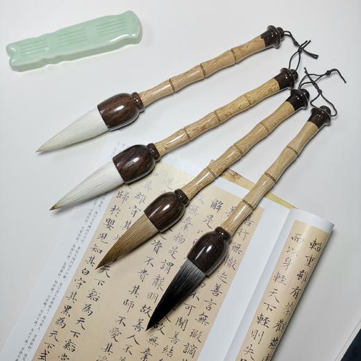 四毫榉木竹节造型提斗-得心应手毛笔，尽显书法国画之美 商品图4