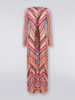 MISSONI - Long Cover Up - Multicolor Red Stripes  - 女装 - 上衣 - 红色 商品缩略图0