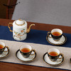 永丰源 石榴家园14头家用咖啡具 陶瓷描金茶具直壶茶杯碟 礼品 商品缩略图1