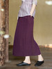牧衣游原创 龟裂纹紫香云纱半身裙禅意宽松真丝直筒半裙 小绿间 商品缩略图0