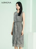 【商场同款】阿菁娜夏季新款无袖圆领显瘦连衣裙A30X112096 商品缩略图2