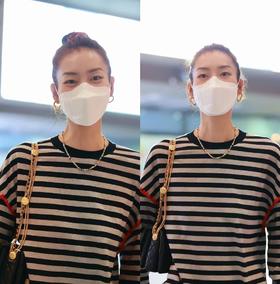 天然彩色石串珠项链，多明星同款