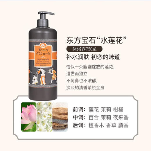东方宝石 香氛沐浴露(水莲花香) 商品图3