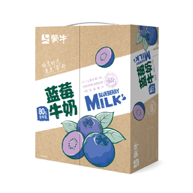 蒙牛190ml蓝莓味爱克林牛奶 *16袋/箱
