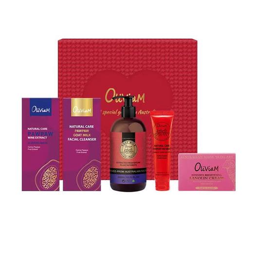 【中欧班列精选】Oliviam澳莉维亚澳洲进口心意礼盒五件套滋润保湿抗皱套盒 ALWY 商品图5