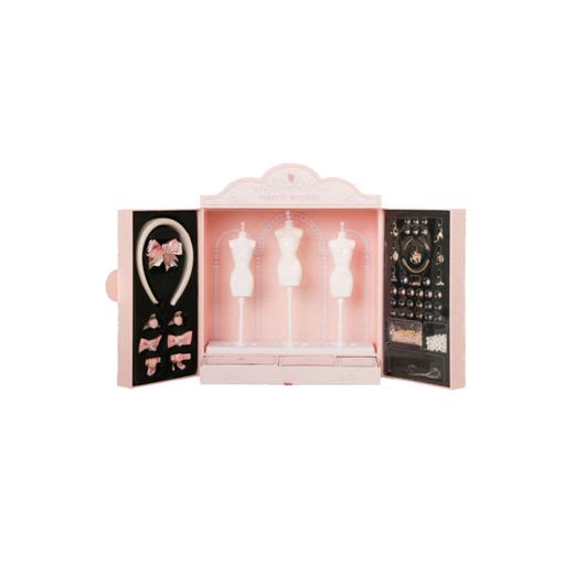 mobee莫贝女孩玩具套装串珠首饰礼盒儿童手工生日7-14岁 公主的衣橱 商品图0