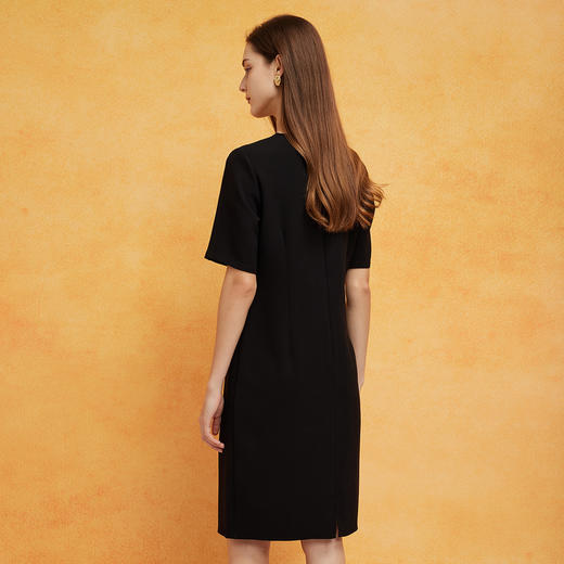 PF8H9斯尔丽2024新款商场同款小香风立体蝴蝶结装饰通勤OL职业装连衣裙 商品图1