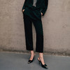 EITIE爱特爱春季新款高腰纯色显瘦通勤百搭干练裤子7305001 商品缩略图5
