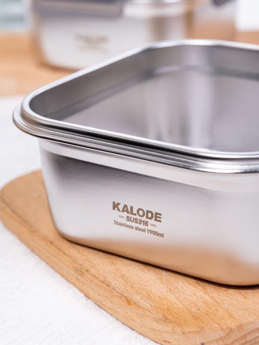 不锈钢保鲜盒2个（h锁 商品图4