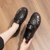 TZF-镂空洞洞凉鞋中老年人女鞋皮鞋舒适软底真皮单鞋夏季 商品缩略图5