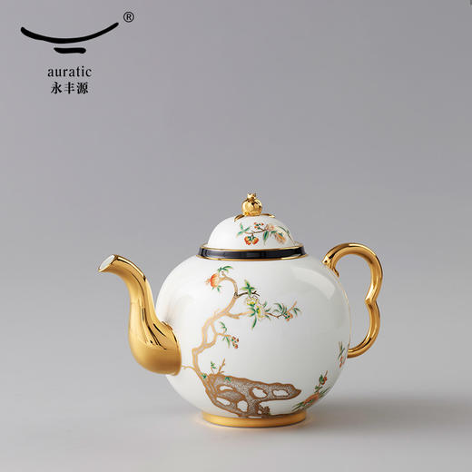 永丰源 夫人瓷石榴家园 17头咖啡具 轻奢下午茶杯碟陶瓷茶具套装 商品图4