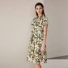 【棉质印花连衣裙】24年春夏新品女士时尚印花连衣裙系带收腰裙子 商品缩略图2