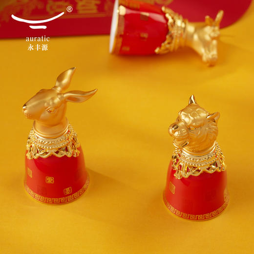 永丰源 满堂红十二生肖烈酒杯 高档陶瓷酒具12兽首陶瓷酒具 送礼 商品图3