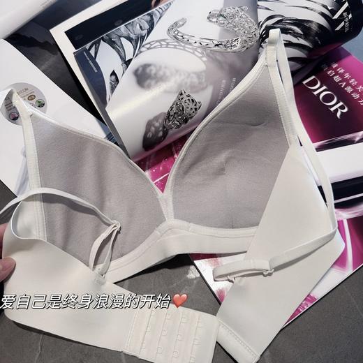PIANAI冷小姐# 囤货！超好穿 猫耳朵真丝塑形内衣5 无钢圈文胸 商品图3